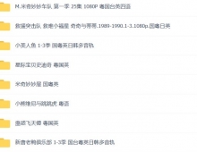 迪士尼系列动漫国粤英三语中字