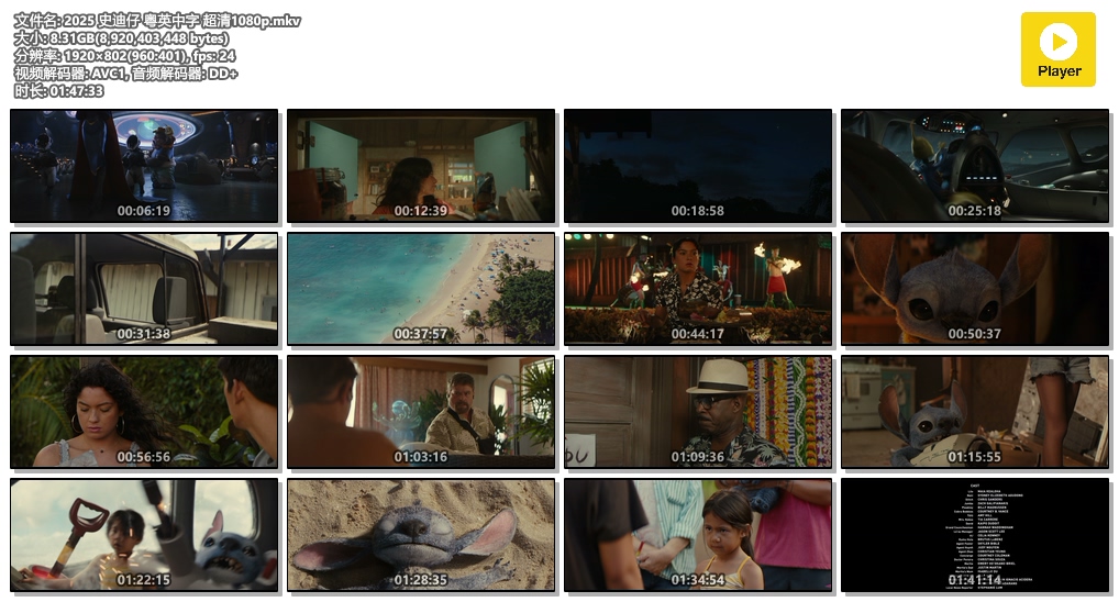2025【史迪仔】粤英中字 1080P MKV H.264